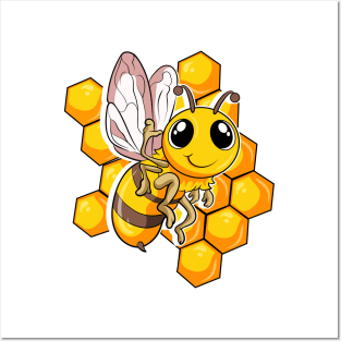 Cute bee design Posters and Art